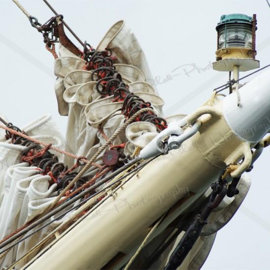 Photograph of a Tall Ship Detail by Nadine Platt